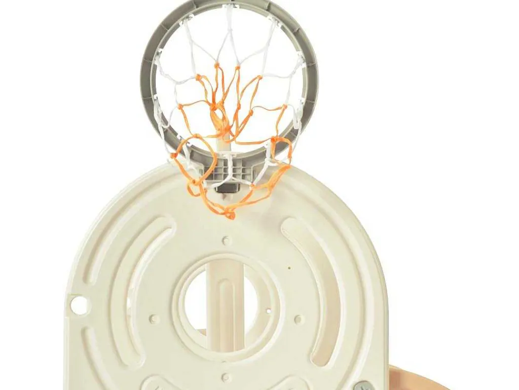 3 In 1 Glijbaan - Met Trap, Basketbalring - Autovorm - Roze-ModernLuxe