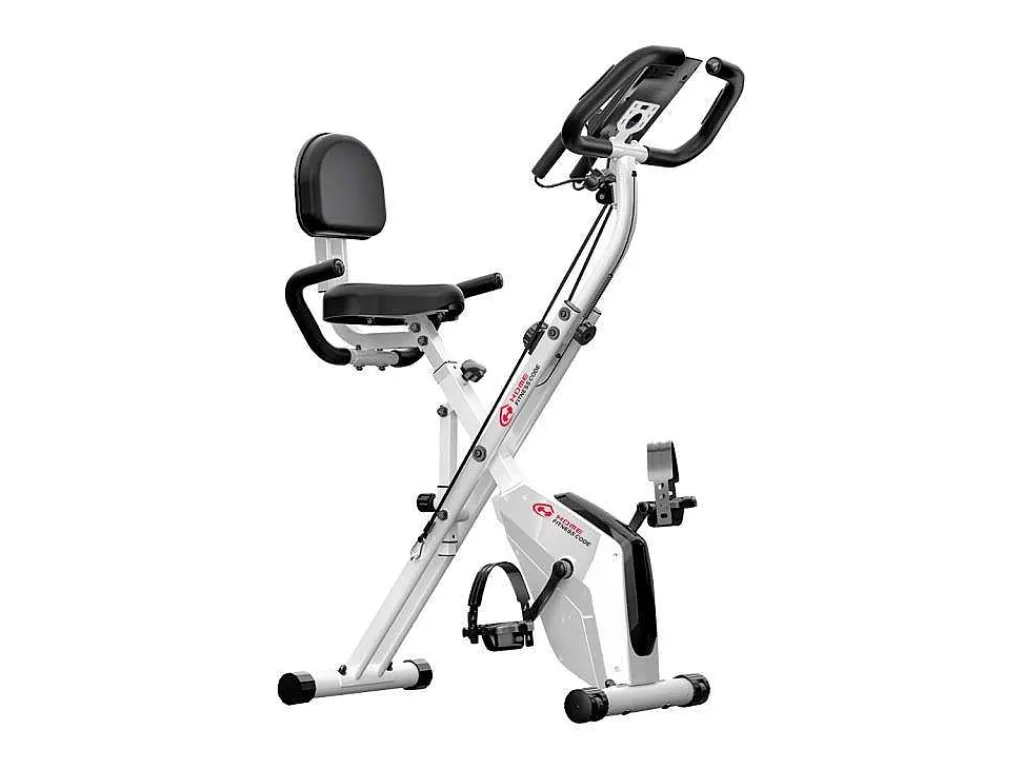 3 In 1 Opvouwbare Hometrainer, Magnetische X-Bike Ligfiets Fitness Bike Met 8-Level Verstelbare Weerstand Voor Home Gym Workout-Vente-unique Best