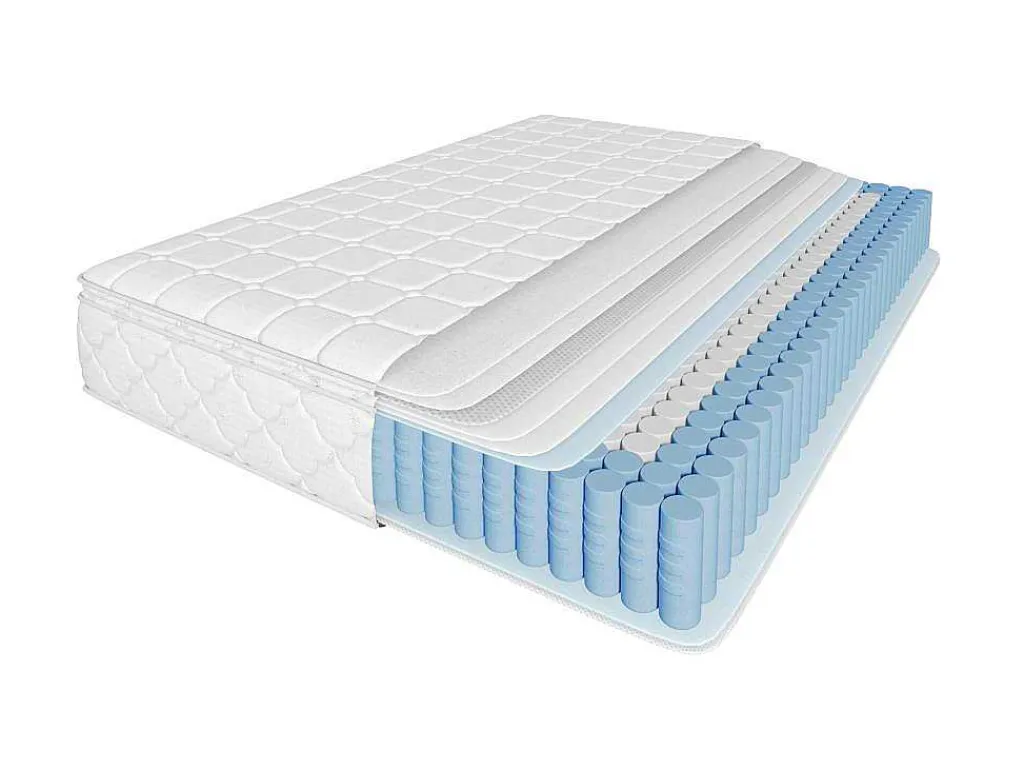 90 X 200 Cm Matras Met 7-Zone Pocketveren En Hr-Foam, 25 Cm Dik - Merax-Vente-unique Online