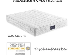 160 X 200 Cm Matras Met 7-Zone Pocketveren En Hr-Schuim, 25 Cm Dik - Merax-Vente-unique Discount