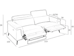 2 Zits Bank Rundleder 6106-Angel Cerda Sale