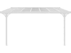 Aanleunende Pergola In Aluminium 13,2 M - Wit - Alvaro-EXPERTLAND