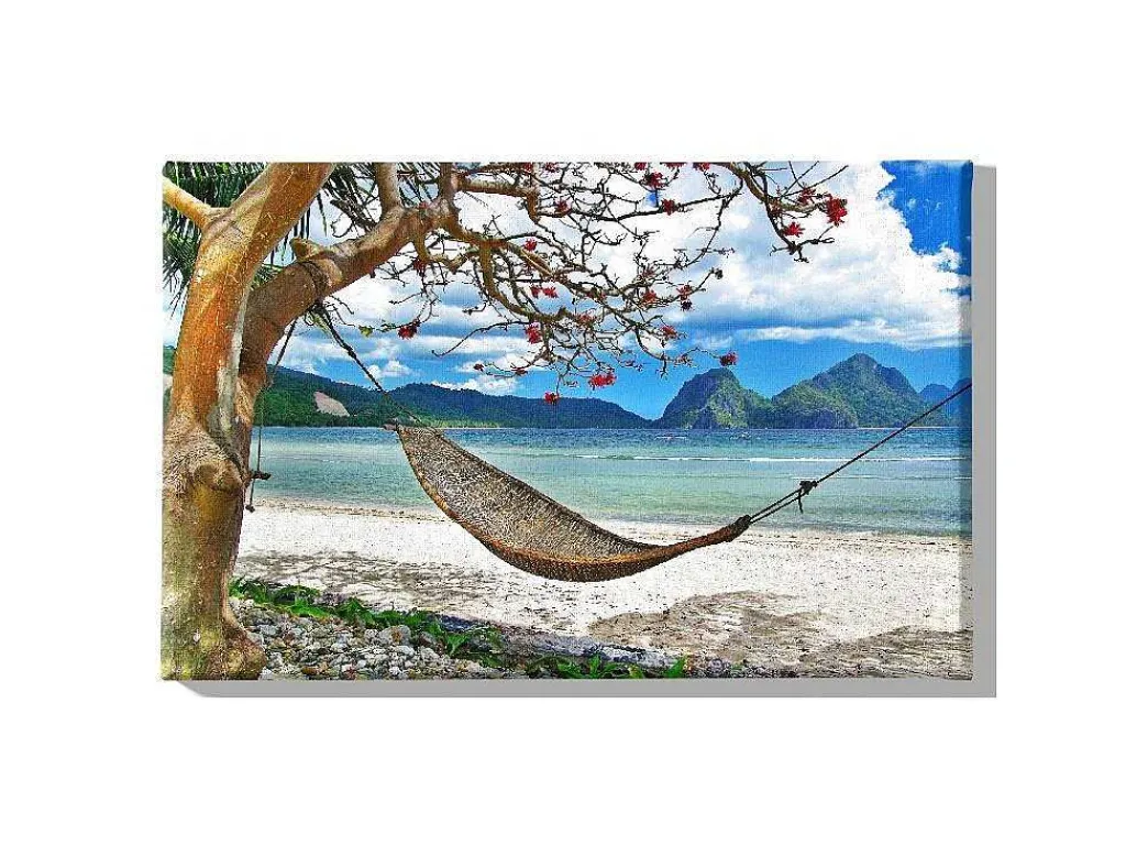Afdrukken Op Canvas Zee 4, Veelkleurig, 70X3X45 Cm,-EPIKASA