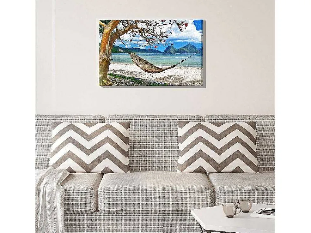 Afdrukken Op Canvas Zee 4, Veelkleurig, 70X3X45 Cm,-EPIKASA