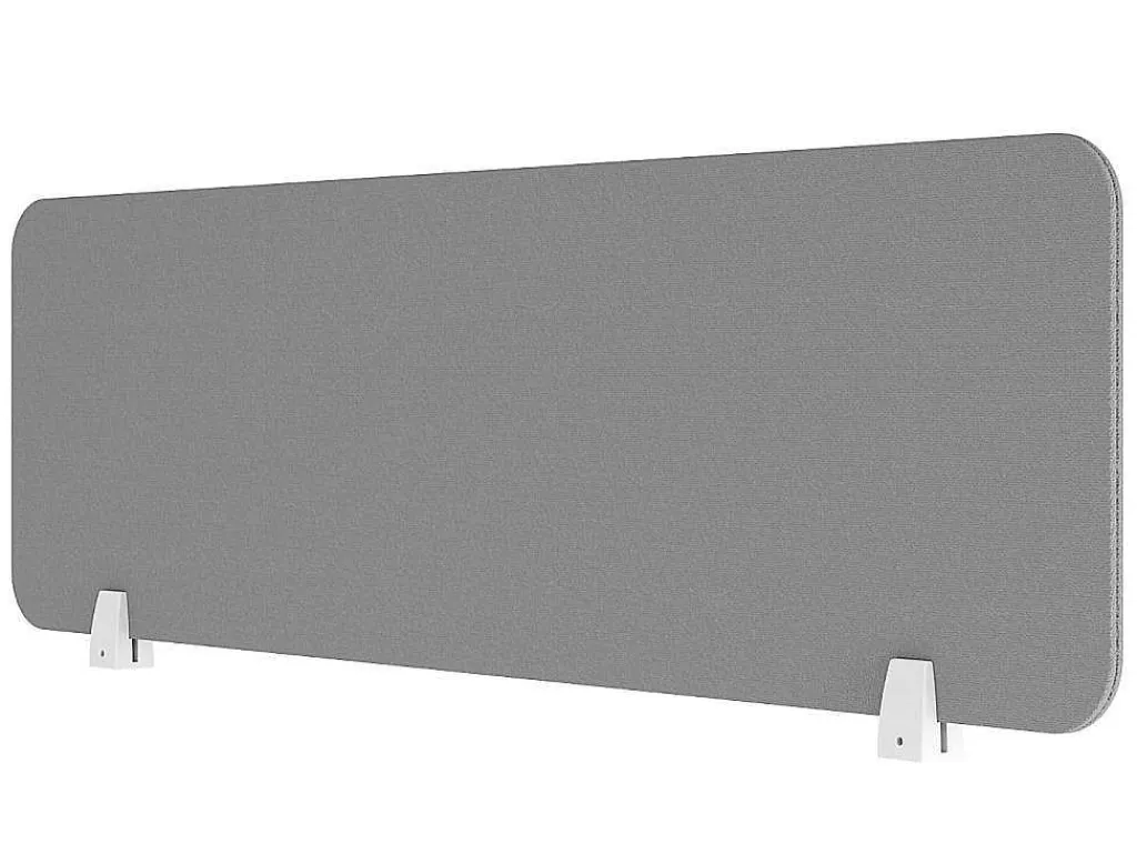 Afscheiding Voor Professioneel Bureau - Stof - Grijs - L130 Cm - Downtown-Workēa Online