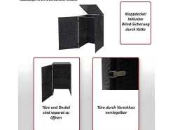 Afvalzak Mcw-E25 120L, Zwart-Vente-unique Discount
