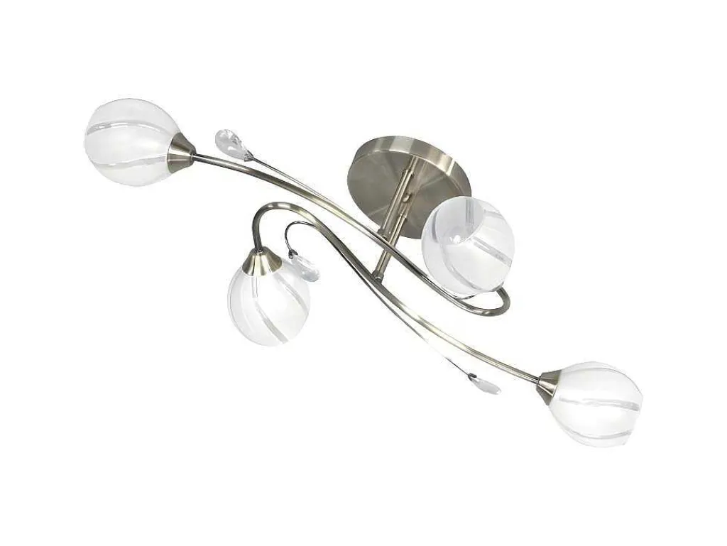 Alanis Hanglamp, Messing, Wit, 79X40X23 Cm,-EPIKASA Online