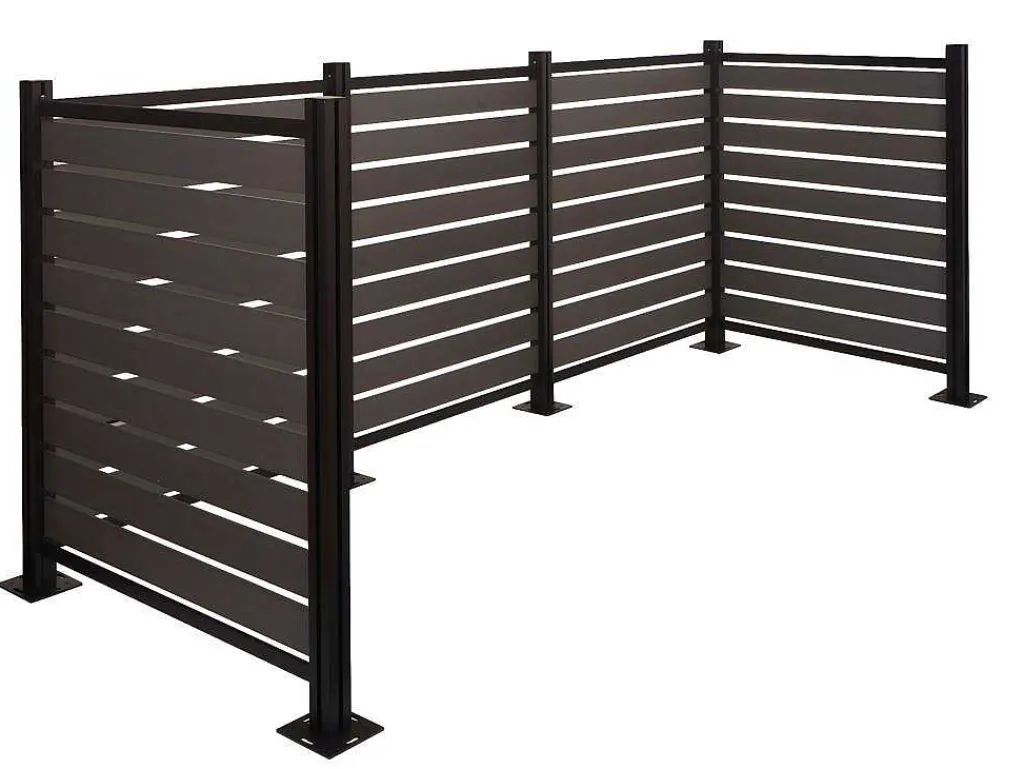 Aluminium Afvalemmerhek Mcw-K57, Grijs-Vente-unique Outlet