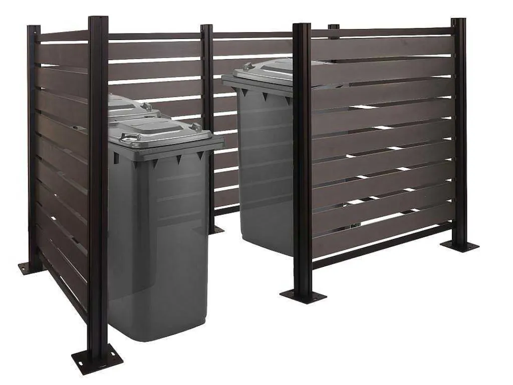 Aluminium Afvalemmerhek Mcw-K57, Grijs-Vente-unique Outlet