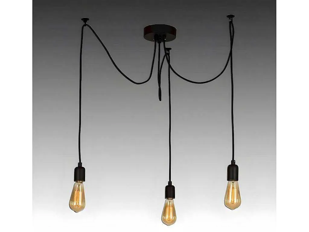 Andria Hanglamp, Zwart, 180 X 180 X 93 Cm,-EPIKASA