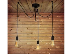 Andria Hanglamp, Zwart, 180 X 180 X 93 Cm,-EPIKASA
