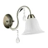 Anna Wandlamp, Messing, Wit, 31X37X18 Cm,-EPIKASA Best