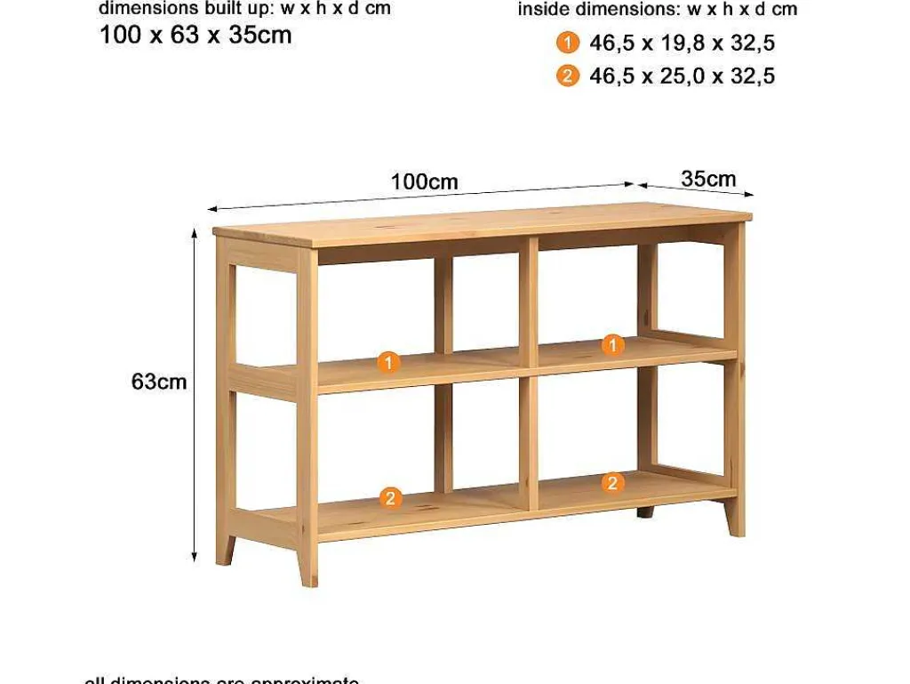 Arona Schoenenkast, Bank Honing.-Vente-unique Sale