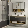 Badkamer Muurkast - Antraciet - 100 Cm - Yangra-Vente-unique Outlet