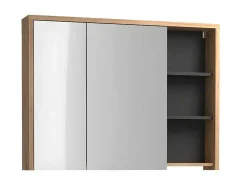 Badkamer Muurkast - Naturel Kleur - 100 Cm - Purnal-Vente-unique Outlet