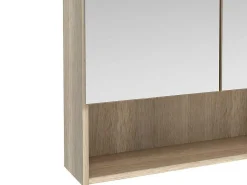 Badkamer Muurkast Met Spiegel En Nis Zumpa - Eik-Vente-unique Sale