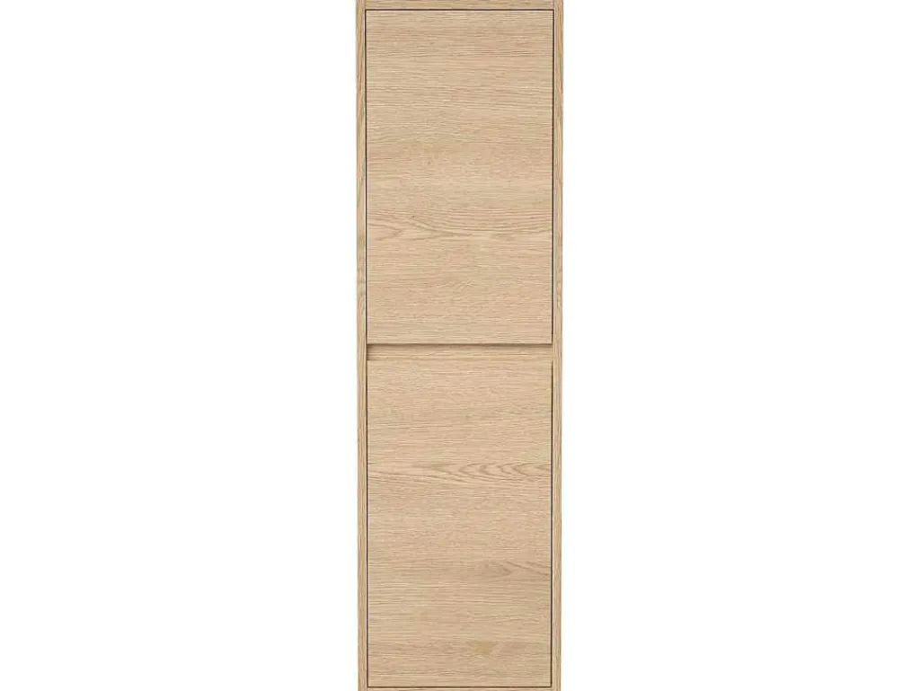 Badkamerkolom - Eikenfineer - L30 X B35 X H120 Cm - Enosea-Vente-unique New