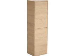 Badkamerkolom - Eikenfineer - L30 X B35 X H120 Cm - Enosea-Vente-unique New