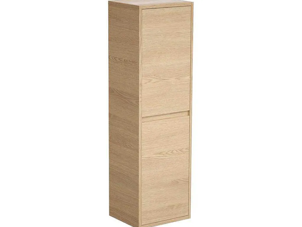 Badkamerkolom - Eikenfineer - L30 X B35 X H120 Cm - Enosea-Vente-unique New
