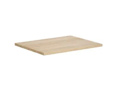 Badkamermeubel Met Opzetwastafel Van Steen - Eikenfineer - 60 Cm - Milipam-Vente-unique Sale
