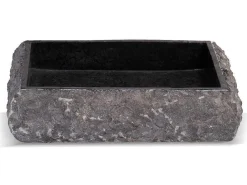 Badkamerwastafel Van Marmer River - Kleur Grijs-Shower & Design New