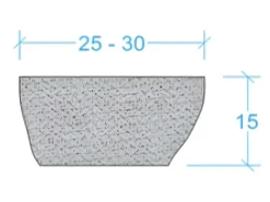 Badkamerwastafel Van Riviersteen Stone - Kleur Grijs-Shower & Design