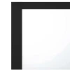 Badscherm In Industriele Stijl Zwart Mat - 70 X 140 Cm - Gehard Glas - Bradenton-Shower & Design Outlet