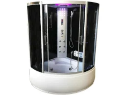 Baignoire-Douche Hydromassagehoek Chromotherapie 130 X 130 Cm - Aster-ELITESHOPPING Outlet