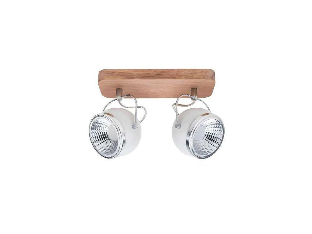 Ball Plafondlamp, Eik, Chroom, Wit, 29,5X11X20 Cm,-EPIKASA Online
