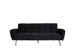 Bank Mcw-K19, Fluweel Zwart-Vente-unique