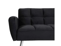 Bank Mcw-K19, Fluweel Zwart-Vente-unique