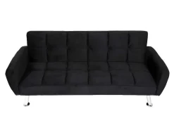 Bank Mcw-K19, Fluweel Zwart-Vente-unique