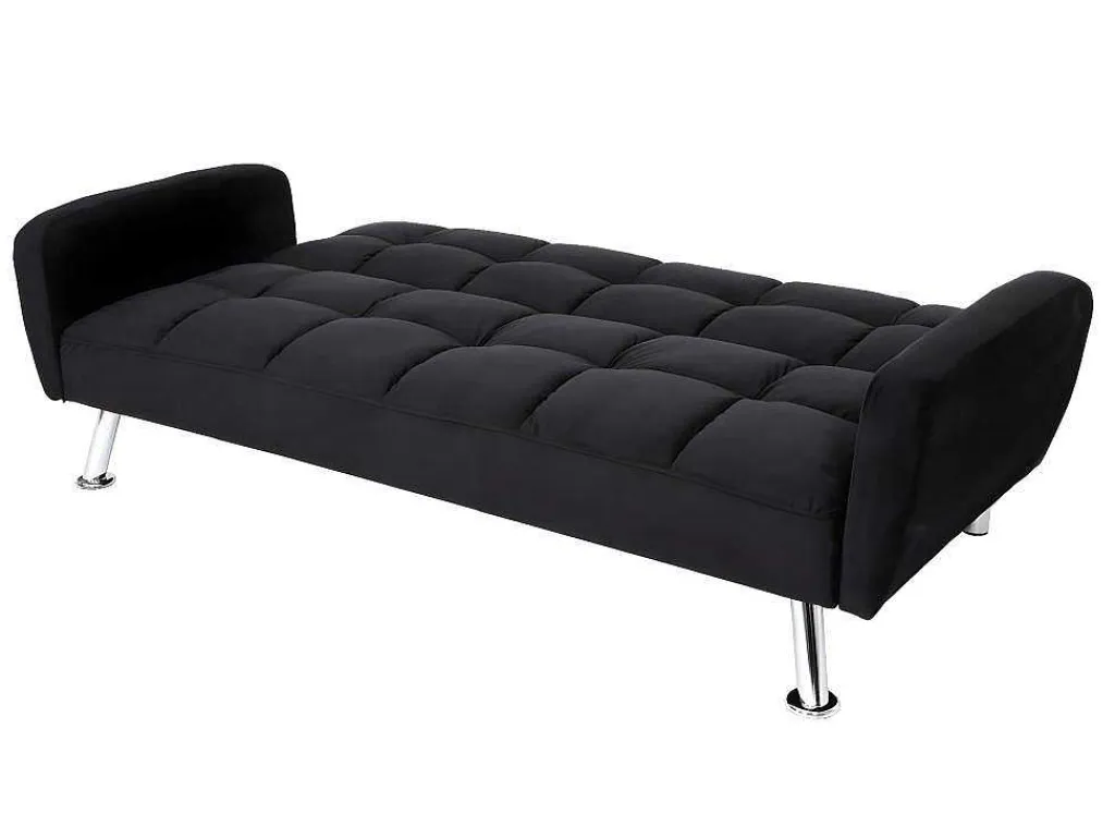 Bank Mcw-K19, Fluweel Zwart-Vente-unique