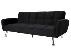 Bank Mcw-K19, Fluweel Zwart-Vente-unique