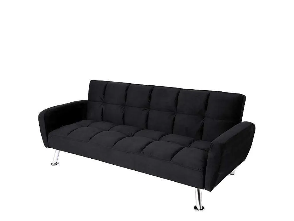 Bank Mcw-K19, Fluweel Zwart-Vente-unique