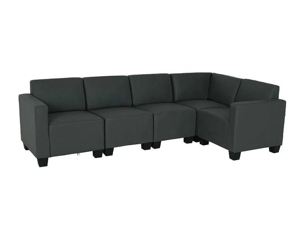 Bankstel Moncalieri 5, Donkergrijs-Vente-unique Sale