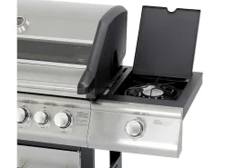 Barbecue Op Gas Met 4 Branders, 1 Rechaud Aan De Zijkant En 1 Grill 148 X 56 X 121 Cm - Roasty-Vente-unique Best