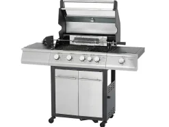 Barbecue Op Gas Met 4 Branders, 1 Rechaud Aan De Zijkant En 1 Grill 148 X 56 X 121 Cm - Roasty-Vente-unique Best