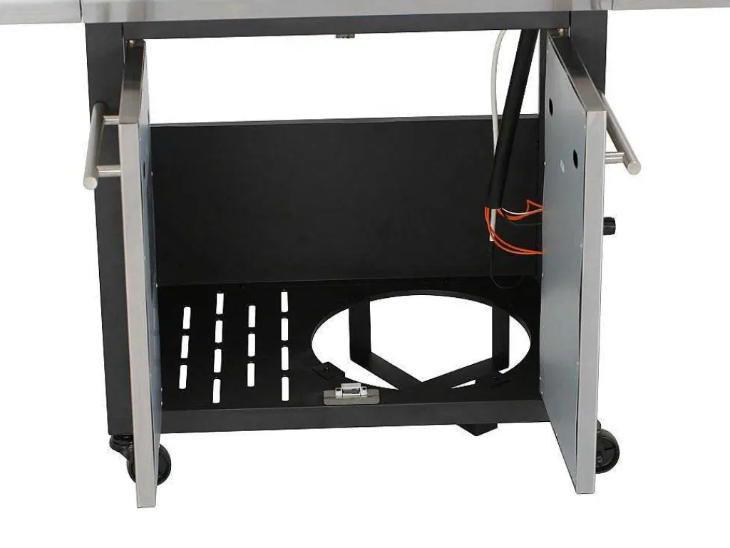 Barbecue Op Gas Met 4 Branders, 1 Rechaud Aan De Zijkant En 1 Grill 148 X 56 X 121 Cm - Roasty-Vente-unique Best