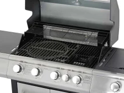 Barbecue Op Gas Met 4 Branders, 1 Rechaud Aan De Zijkant En 1 Grill 148 X 56 X 121 Cm - Roasty-Vente-unique Best