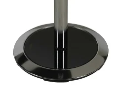 Barmeubel Aliseto - Mdf En Verchoomd Metaal - Zwart-Vente-unique Best