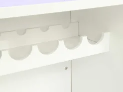 Barmeubel Fabio - Mdf Witgelakt - Met Ledverlichting-Vente-unique Outlet