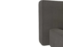 Bed Met Opbergruimte 180 X 200 Cm - Ribfluweel - Taupe + Matras - Timano-PASCAL MORABITO Clearance