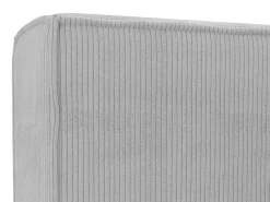 Bed Met Opbergruimte 180 X 200 Cm - Ribfluweel - Lichtgrijs - Timano - Van-PASCAL MORABITO Outlet