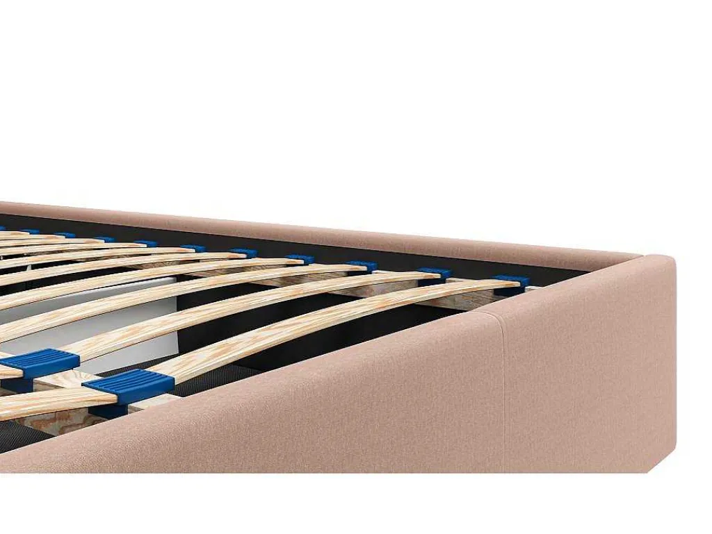 Bed Met Opbergruimte 160 X 200 Cm - Velours - Beige - Stari Van - Van-PASCAL MORABITO Hot