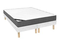 Bedbodem + Matras 180 X 200 Cm Pocketvering 7 Zones En Hr-Schuim Dikte 26 Cm - Audace Van-Palacio Best