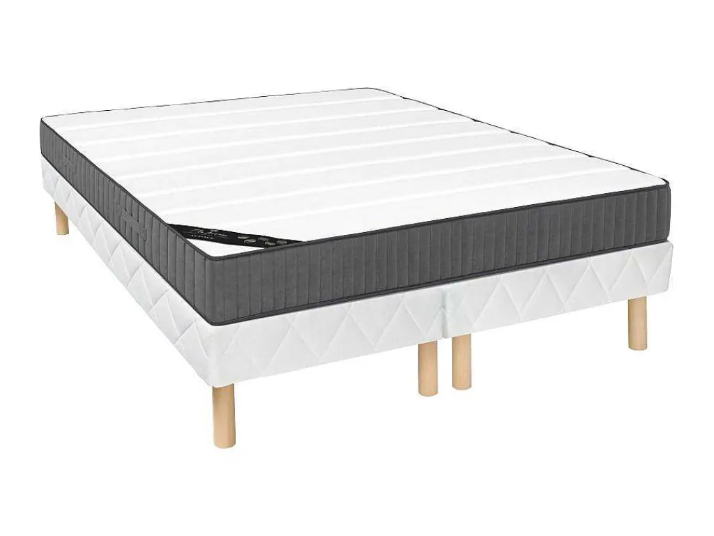 Bedbodem + Matras 180 X 200 Cm Pocketvering 7 Zones En Hr-Schuim Dikte 26 Cm - Audace Van-Palacio Best