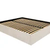 Bedbodem Met Opbergruimte 140 X 190 Cm Van Beige Ribfluweel - Pontos Van Ysmee-Ysmée Discount