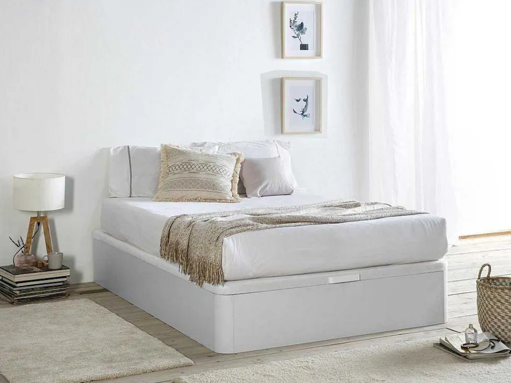 Bedbodem Met Opbergruimte Hestia Van Ysmee - Mat Wit - 140 X 190 Cm-Ysmée New