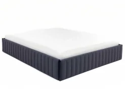 Bedbodem Met Opbergruimte 160 X 200 Cm Van Grijs Velours - Sethi Van Dreamea-Ysmée Discount